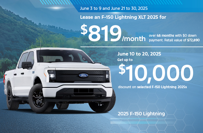 Bannière de F-150 Lightning XLT 2025